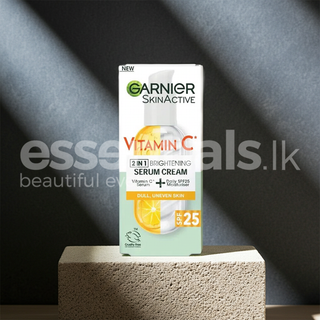 Garnier Skin Active Vitamin C 2 in 1 SPF 25 Brightening Serum Cream 50ml