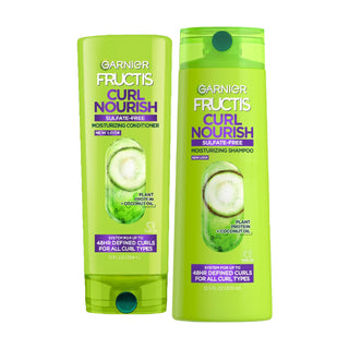 Garnier Fructis Curl Nourish Shampoo 370ml & Conditioner 354ml