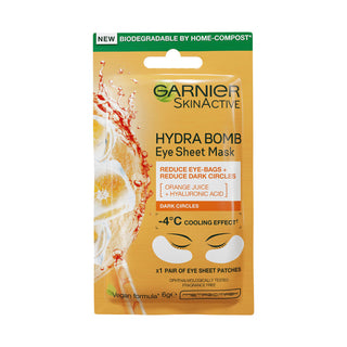 Garnier Hydra Bomb Hyaluronic Acid + Orange Extract Eye Sheet Mask