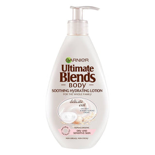 Garnier Ultimate Blends Body Soothing Hydrating Lotion Delicate Oil For Dry & Sensitive Skin 400ml