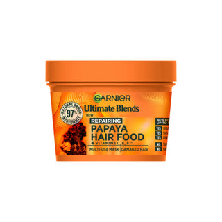 Garnier Ultimate Blends Hair Food Papaya 3-in-1 Damaged Hair Mask Treatment 390ml