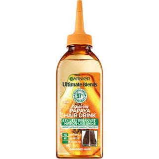 Garnier Ultimate Blends Repairing Papaya Hair Drink Liquid Conditioner for Damaged Hair 200ml