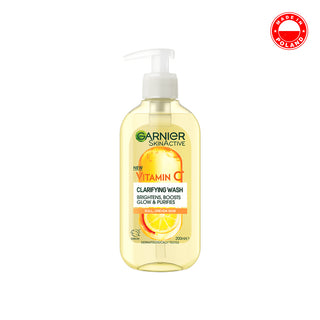 Garnier Vitamin C Clarifying Wash  For Brightens, Boosts Glow & Purifies 200ml