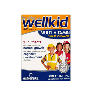 Vitabiotics WellKid Multi-Vitamin Smart Chewable 4-12 Years - 30 Chewable Tablets