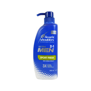 Head & Shoulders Ultra Men 2 in 1 Sport Fresh Shampoo 550ml