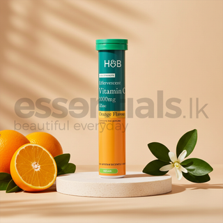 Holland & Barrett Effervescent Vitamin C & Zinc Orange Flavour 20 Tablets