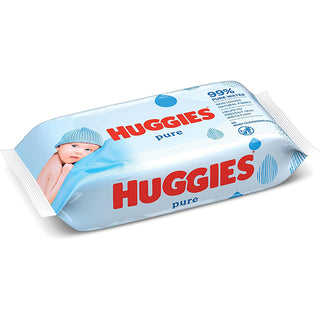 Huggies Pure Baby Wipes Pack of 56
