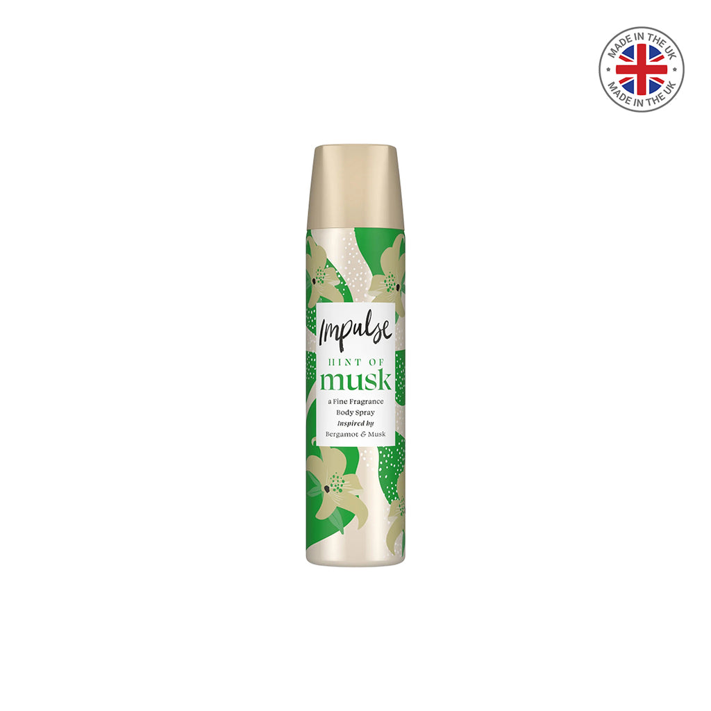 Impulse Body Spray Deodorant Hint Of Musk 75ml – Essentials.lk