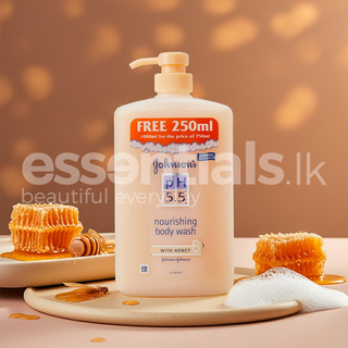 Johnson's Ph 5.5 Body wash with Honey 1L
