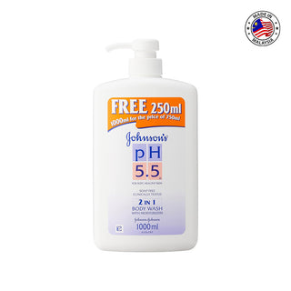 Johnson's Ph 5.5 2 In 1 Body Wash With Moisturizers 1L