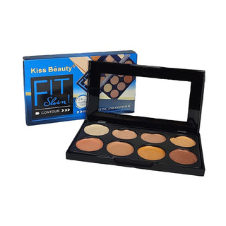 Kiss Beauty Fit Skin Highlighting & Contour Palette No:2