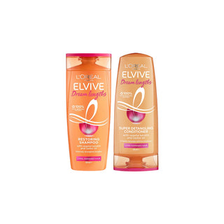 L'Oreal Elvive Dream Lengths Restoring Shampoo & Super Detangling Conditioner 300ml