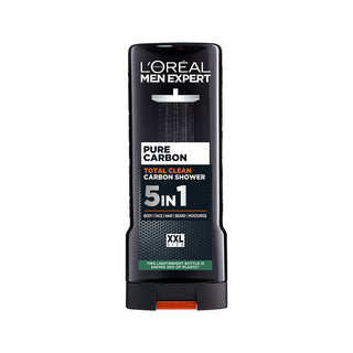 L'Oreal Men Expert Pure Carbon Total Clean 5 In 1 Shower Gel 400ml