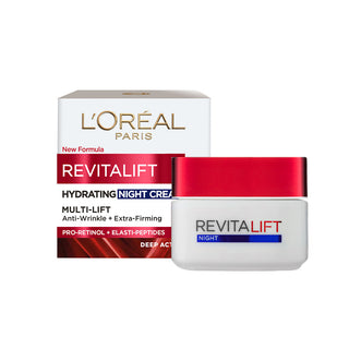 L'Oreal Paris Revitalift Hydrating Anti-Wrinkle + Extra-Firming Night Cream 50ml - For 40+