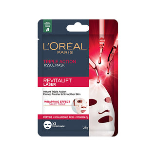 L'Oreal Paris Triple Action Revitalift Laser Tissue Mask 28g
