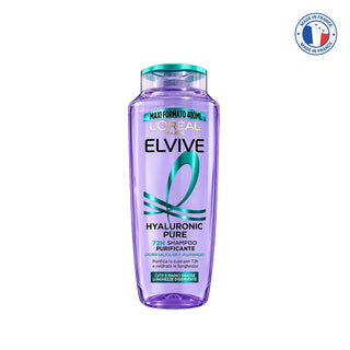 L'oreal Paris Elvive Hyaluronic Pure 72H Purifying Shampoo 400ml