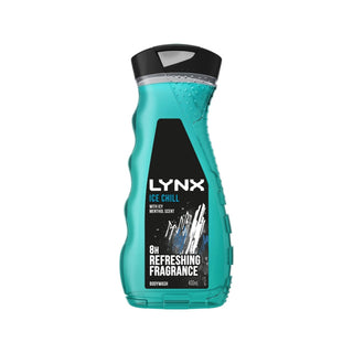 Lynx Ice Chill 8H Refreshing Fragrance Body Wash 400ml - AU