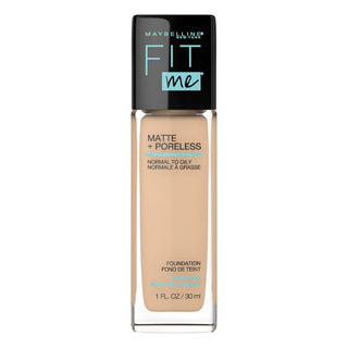 Maybelline New York Fit Me Matte + Poreless Liquid Foundation for Normal to Oily Skin 30ml