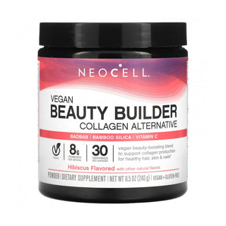 Necocell Vegan Beauty Builder Collagen Alternative Powder Hibiscus Flavored  240g