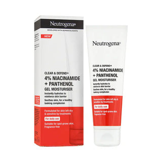 Neutrogena Clear & Defend 4% Niacinamide + Panthenol Gel Moisturiser 50ml