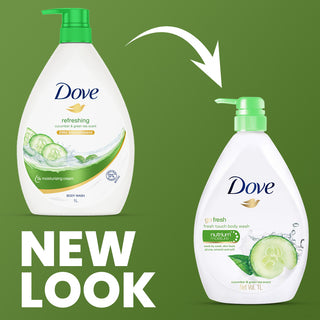Dove Refreshing Cucumber & Green tea 24H Nourishment Body Wash 1l