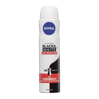 Nivea Black & White Max Protection 48H Anti Perspirant Deodorant Spray 250ml - AU