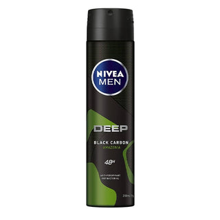 Nivea Men Deep Black Carbon Amazonia Anti-Perspirant Deodorant Spray 250ml