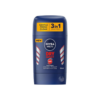 Nivea Men Dry Impact 48H Dual Protect Anti Perspirant Deodorant Stick 50ml