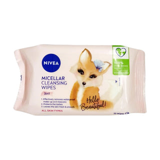 Nivea Micellar Cleansing Wipes All Skin Types 25 Wipes
