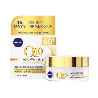 Nivea Q10 Anti-Wrinkle Extra Nourish Replenishing Day Cream SPF 15 50ml