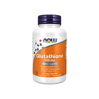 Now Glutathione 500mg 60 Veg Capsules