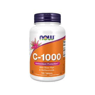 Now Vitamin C-1000 Antioxidant Protection With Rose Hips & Bioflavonoids 250 Tablets