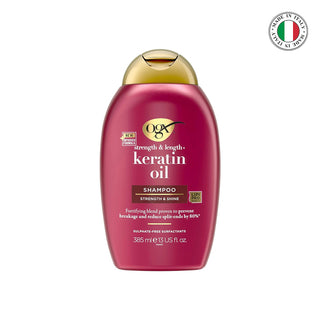 OGX Strength & Length Keratin Oil Shampoo 385ml