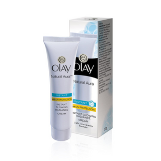 Olay Natural Aura Instant Glowing Radiance Cream With Uv Protection Cream 20g
