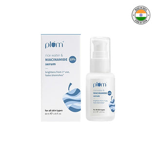 Plum 10% Niacinamide & Rice Water Face Serum 30ml