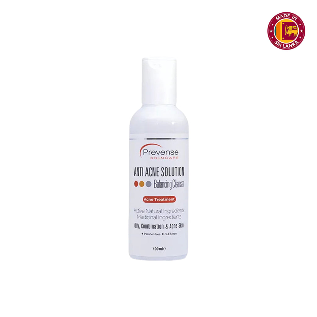 Prevense Anti Acne Solution Balancing Cleanser 100ml – Essentials.lk
