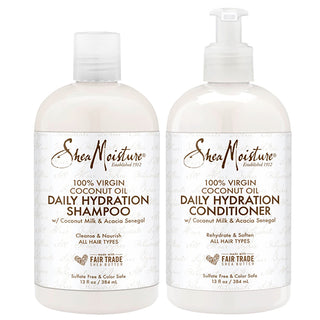 SheaMoisture 100% Virgin Coconut Oil Daily Hydration Shampoo & Conditioner