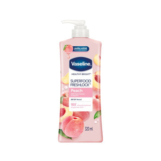 Vaseline Healthy Bright Superfood Freshlock Peach Body Lotion 320ml