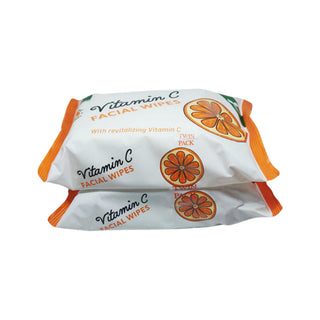 Vitamin C Facial Wipes Twin Pack (UK)