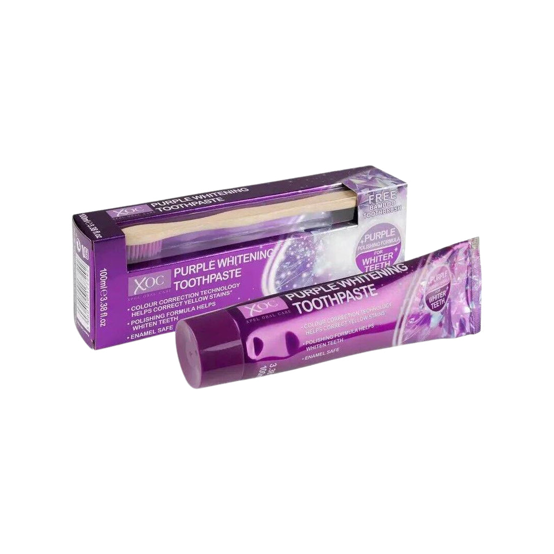 XOC Purple Whitening Toothpaste 100ml – Essentials.lk