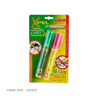 Xpel Adult & Kids Tropical Formula Mosquito & Insect Repellent Pens