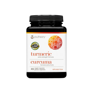 Youtheory Turmeric Extra Strength Formula 45 Capsules