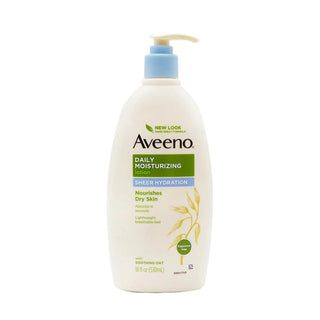 Aveeno Daily Moisturizing Lotion Sheer Hydration Nourishing Dry Skin 530ml