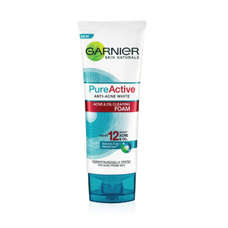 Garnier Pure Active Anti Acne White Acne & Oil Clearing Foam 100ml