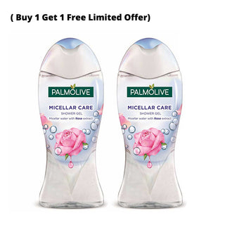 Palmolive Micellar Care With Rose Petal Extract Shower Gel 500ml ( Buy 1 Get 1 Free Limited Offer)