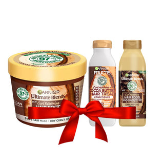 Garnier Ultimate Blends Nourishing Cocoa Butter Hair Treatment Gift Set