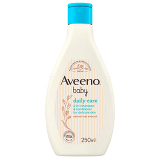 Aveeno Baby Daily Care 2-in-1 Shampoo and Conditioner For Delicate Skin 250ml