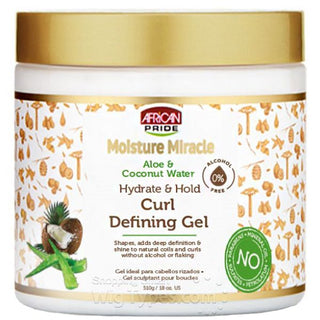 African Pride Aloe & Coconut Water Curl Defining Gel 510g