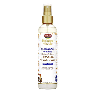 African Pride Moisture Miracle Coconut Milk & Honey Leave In Conditioner 237ml