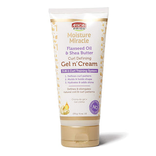 African Pride Moisture Miracle Gel n Cream 3 in 1 Curl Training System 170g